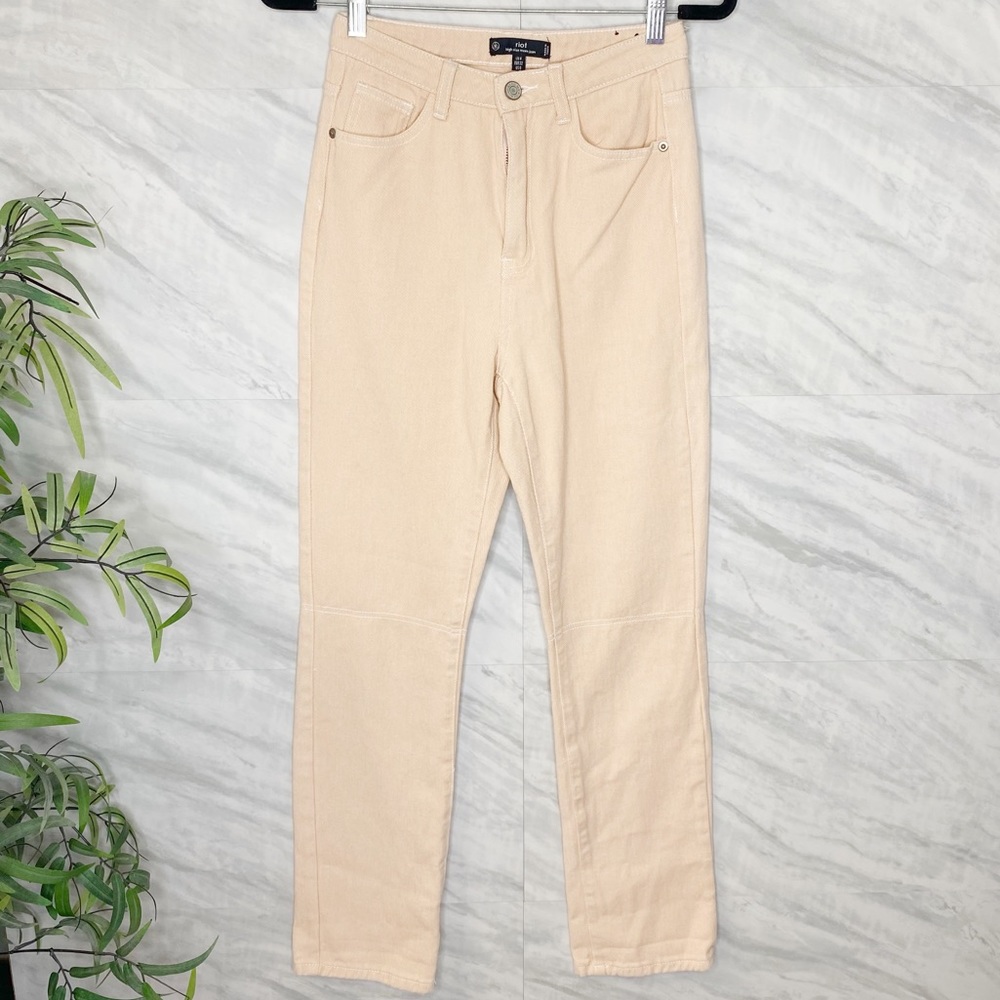 Riot Missguided High Rise Mom Jeans 0